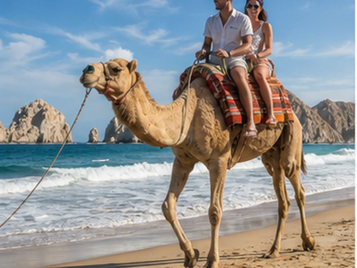 Camel Safari on the Beach